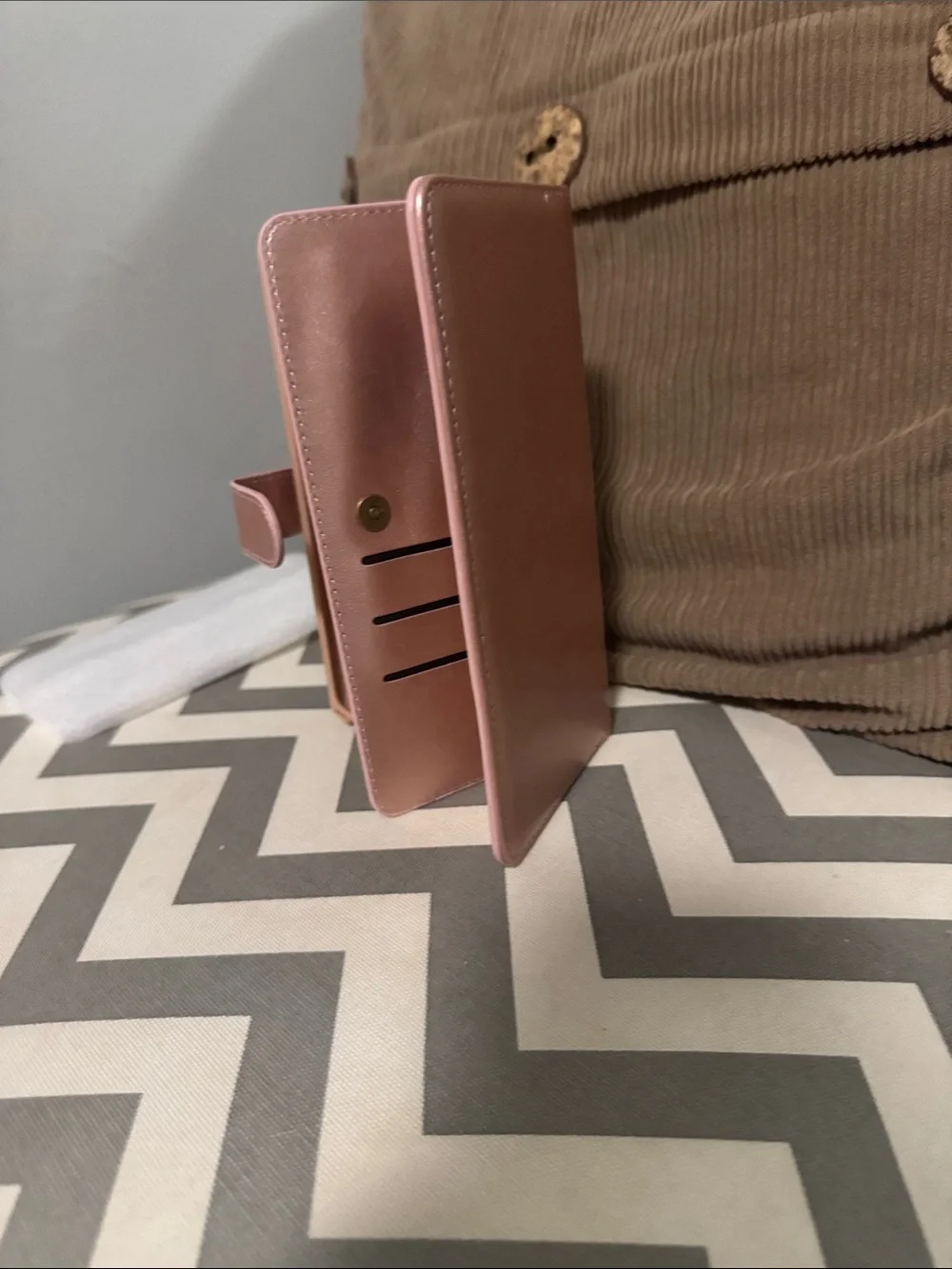 ***2/$15*** Rose Gold Flip Wallet Phone Case with Camera Cutout